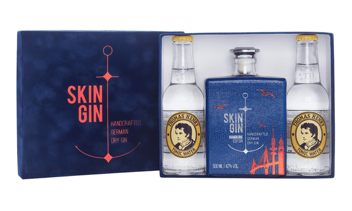 Skin Gin Hamburg Blue Edition Box