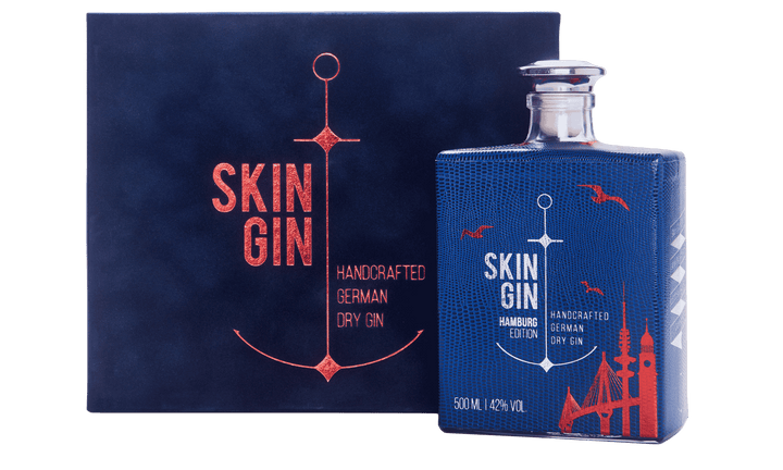 Skin Gin Hamburg Blue Edition Box