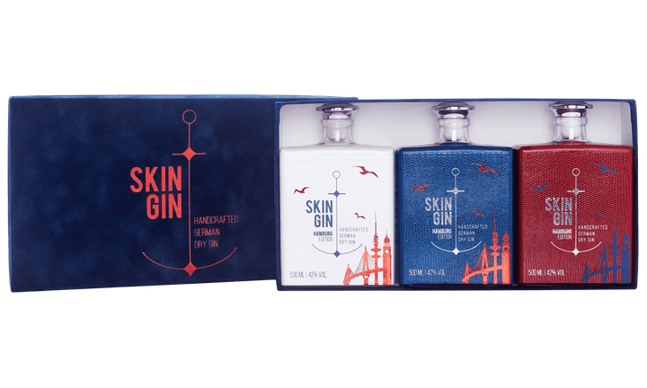 Skin Gin Hamburg Editions Trio Box